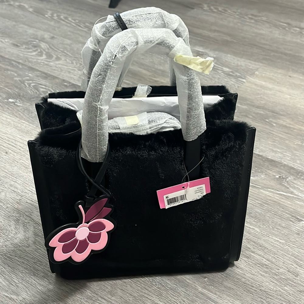 Kate Spade Black Fur Purse